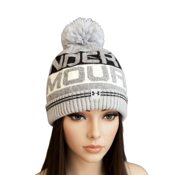 Under Armour Knit Hat with Pom - Picture 1 of 6
